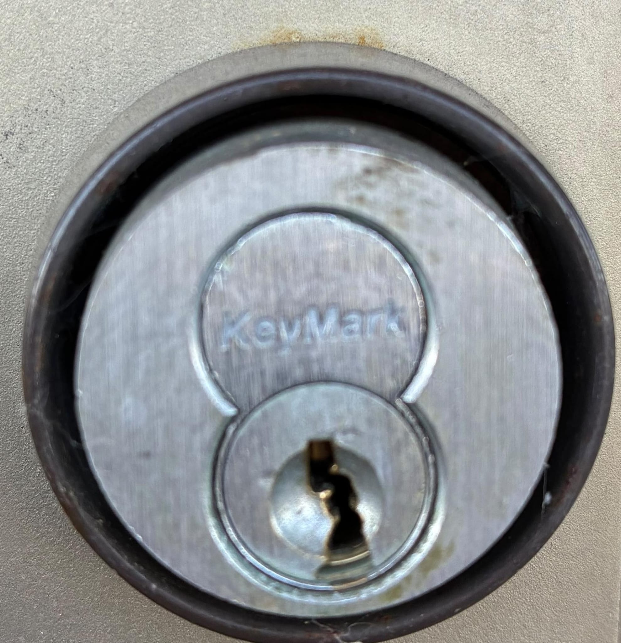 Interchangeable core lock on a master keyed system